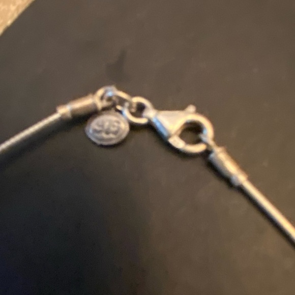 Silpada Retired Sterling Silver and Sodalite Necklace - Picture 3 of 4